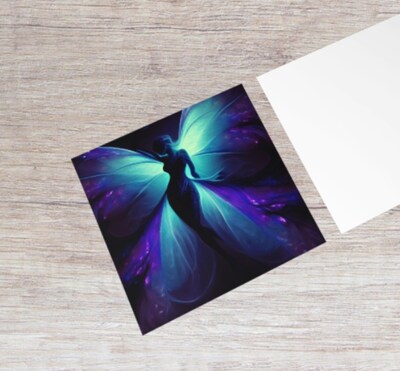 Fairy Cards, Birthday Greeting Cards, Invitation Cards, Blank Art Cards - image5